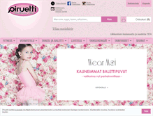 Tablet Screenshot of piruetti.fi